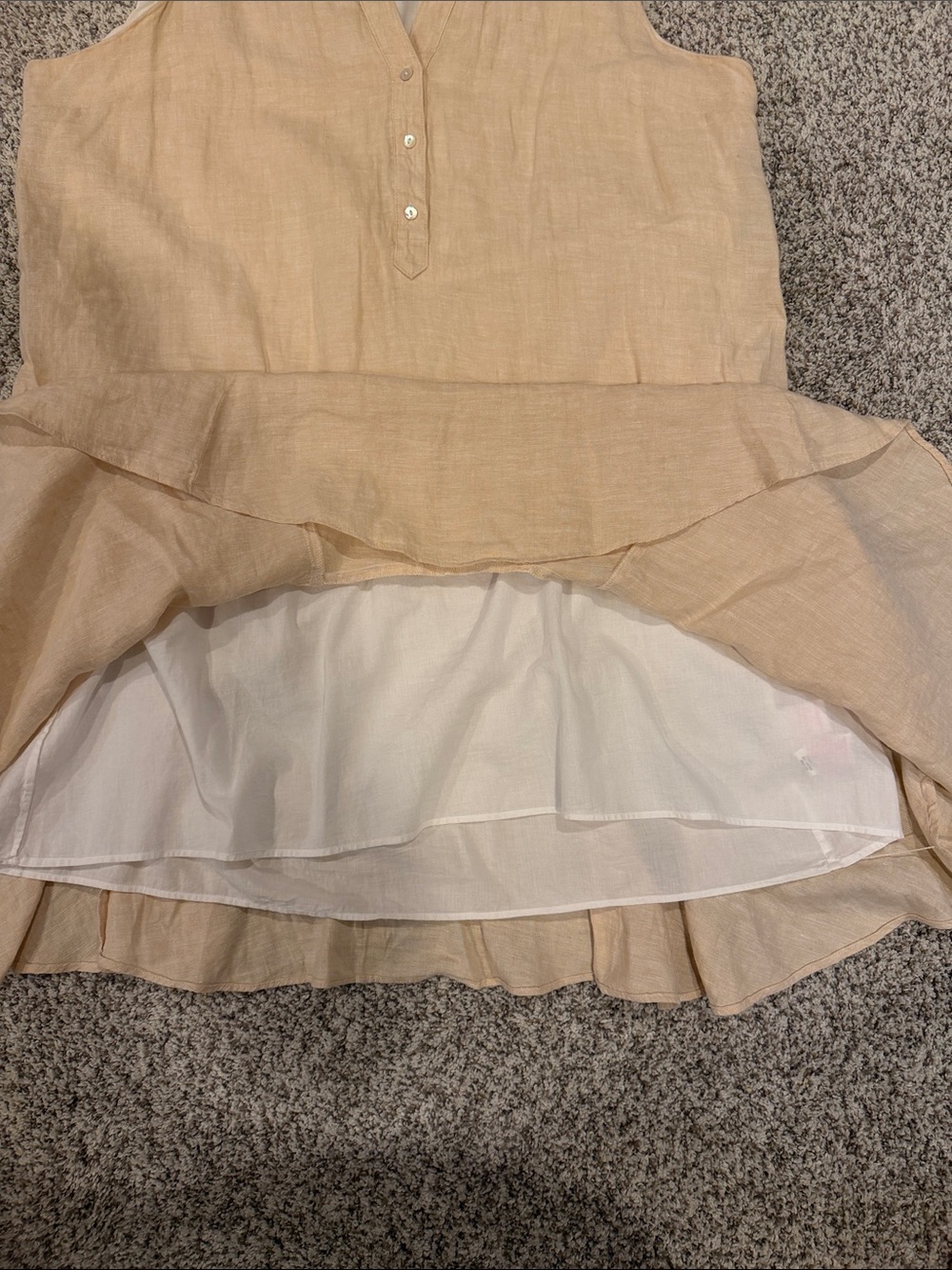 Lilly Pulitzer “Lagoon Linen” Sleeveless Linen Tunic/Dress - Picture 7 of 7